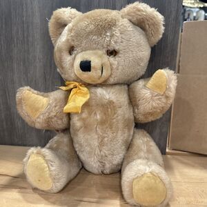 16" VINTAGE KUDDLE TOY KUDDLES FULLY JOINTED TEDDY BEAR STUFFED ANIMAL PLUSH